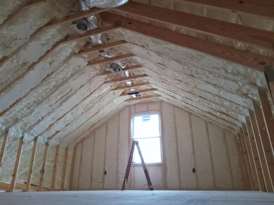 Spray foam roofing application for Crawl Space Insulation project in Silver City